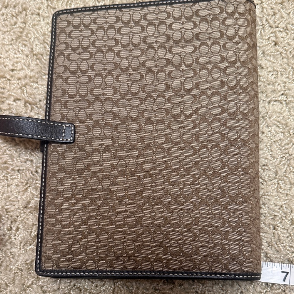 Coach Brown Signature Canvas Organizer - Picture 7 of 9
